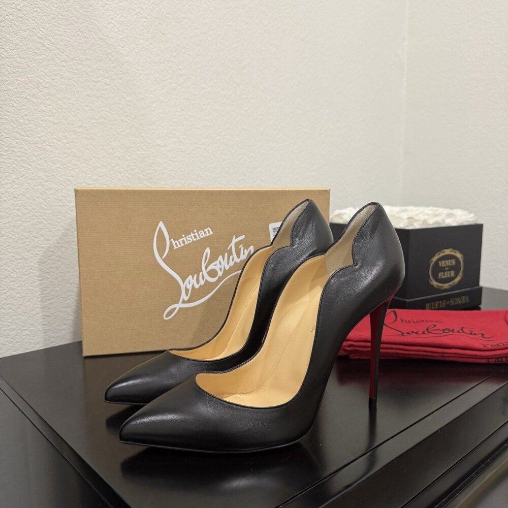 Christian Louboutin Hot Chick 100 Nappa Black